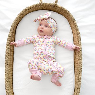 Pastel Rainbows Zippy - 12-18 months