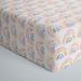 Pastel Rainbows Fitted Crib Sheet - S