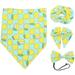 Hair Band Set Dog Outfit Party Supplies Girl Outfits The Pet Decor Triangle Bibs Boy Child