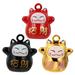 3 Pcs Ornament Puppy Dog Collar Hanging Bell Decor Bag Pendant Accessories