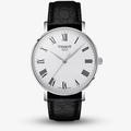 Tissot Everytime Patterned Black Leather Strap Watch T143.410.16.033.00
