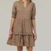 J. Crew Dresses | J. Crew Animal Print Dress | Color: Black/Tan | Size: M