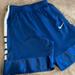 Nike Bottoms | Nike Dri Fit Boys Athletic Blue Shorts Size L | Color: Blue/White | Size: Lb