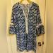 Lilly Pulitzer Dresses | Lily Pulitzer Hollie Tunic Dress. Adorable Blue N White Short Dress. Size Small | Color: Blue/White | Size: S