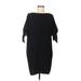 Vince Camuto Casual Dress - Sheath: Black Solid Dresses - Women's Size 8