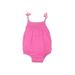 Baby Gap Short Sleeve Onesie: Pink Print Bottoms - Size 12-18 Month