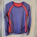 Nike Tops | Nike Dri Fit Long Sleeve Purple Orange Geometric Top Small | Color: Orange/Purple | Size: S