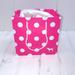 Pink Victoria's Secret Bags | 20 Victoria’s Secret Brand Designer New Pink Polka Dot Shopping Bag | Color: Pink/White | Size: Os