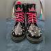 Disney Shoes | Disney Nwt Size 10 Combat Boots | Color: Black/Pink | Size: 10g