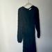 Anthropologie Dresses | Anthropologie Navy Blue Polka Dot Midi Dress | Color: Blue | Size: 6