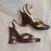 Jessica Simpson Shoes | Jessica Simpson Jilly Platform Wedge Sandals In Black Sz 7.5 | Color: Brown | Size: 7.5