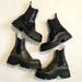 Zara Shoes | 2 Pairs Of Zara 90s Style Chunky Boots | Color: Black/Green | Size: 6.5