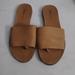 Madewell Shoes | Madewell Boardwalk Post Slide Sandal Size 7 | Color: Tan | Size: 7