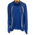 Adidas Jackets & Coats | Adidas Jacket Mens Medium Blue Pullover Quarter Zip Performance Shirt Top | Color: Blue | Size: M