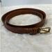Coach Accessories | Coach "British Tan" Camel Brown Leather Belt Dress Or Casual Style Size 34 | Color: Brown/Gold/Tan | Size: 34"