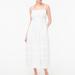 J. Crew Dresses | J. Crew Squareneck Ruffle Tiered Cotton Maxi Dress In White | Color: White | Size: 4