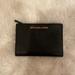 Michael Kors Bags | Michael Kors Leather Wallet | Color: Black/Gold | Size: Os