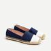 J. Crew Shoes | J. Crew Espadrille Canvas Cap Toe Slip On Shoe | Color: Blue/White | Size: 10