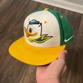 Nike Accessories | Nike Oregon Ducks Puddles 2790 Football Push-Ups Snapback Hat | Color: Green/Yellow | Size: Os