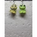 Disney Jewelry | Disney Doorables Squishalots Tiana & Naveen As Frogs Earrings Sterling Silver | Color: Silver | Size: Os