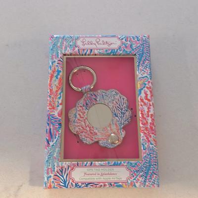 Lilly Pulitzer Other | Lilly Pulitzer Gps Tag Holder | Color: Blue/Pink | Size: Os