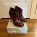 Jessica Simpson Shoes | Jessica Simpson Audriana Faux Snakeskin Bootie | Color: Brown | Size: 10