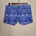 American Eagle Outfitters Shorts | American Eagle Blue White Aztec Print Shorts | Color: Blue/White | Size: 6
