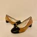 Coach Shoes | Coach Two Tone Black And Tan Suede Block Heels Size 6 (36) | Color: Black/Tan | Size: 6