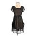 Band of Gypsies Casual Dress - Popover: Black Dresses - Women's Size X-Small