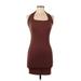 Shein Casual Dress - Mini: Brown Dresses - Women's Size Medium