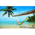 GUOHLOZ Jigsaw Puzzles for Adults 1500 Puzzles for Adults 1500 Pieces Puzzle 1500 Pieces 1500 Piece Jigsaw Puzzles, Beach, Hat, Hammock, 87x57cm