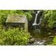 GUOHLOZ 1500 Piece Jigsaw Puzzles for Adults | Landscape Jigsaw Puzzles for Adults 1500, England, Waterfall, Hut, Lake District, 87x57cm