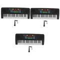 TOYANDONA 3 Sets Children's Electronic Organ Electronic Piano Children Music Instruments Music Toy Puzzle Toys Kids Music Keyboard Children Toys Piano Keyboard for Plastic Travel Portable