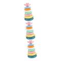 ibasenice 3 Sets Toys Baby Animal Toys Kids Toys Stacker Toys Stacking Game Toy Baby Toys Toy for Kids Toys for Kids Rainbow Stacking Toy Children Toys Plastic Toddler Ring Cartoon