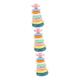 ibasenice 3 Sets Toys Baby Animal Toys Kids Toys Stacker Toys Stacking Game Toy Baby Toys Toy for Kids Toys for Kids Rainbow Stacking Toy Children Toys Plastic Toddler Ring Cartoon