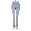 Adriano Goldschmied Jeggings - High Rise Boot Cut Boyfriend: Blue Bottoms - Women's Size 28 - Indigo Wash