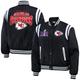 WEAR pour femmes par Erin Andrews - Blouson aviateur léger noir des Chiefs de Kansas City Super Bowl LVIII Champions