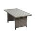 Latitude Run® Ammi Rectangular 59" L x 31.25" W Outdoor Dining Table Wicker/Rattan in Gray | 26.75 H x 59 W x 31.25 D in | Wayfair