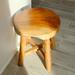 Millwood Pines Ashwani Solid Wood Accent Stool in Brown | 19.5 H x 15.7 W x 15.7 D in | Wayfair E3BF043C744A4691B60FDADFFE88AB98