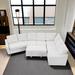 Brown Sectional - Latitude Run® Jools L-shaped Sectional Sleeper Sofa w/ a Pull-out Bed & Dual Usb Charging Ports Chenille | Wayfair