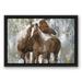 Union Rustic Neutral Horses Canvas in Brown | 13.75 H x 19.75 W x 1.75 D in | Wayfair E16C61BB4BE44D7384DA573CA8F6D167