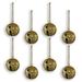 The Holiday Aisle® No Pattern Bell Ornament Metal | 2.5 H x 2.5 W x 6 D in | Wayfair 1AA8BFAD63CC469D94199CC91E4FA0E7