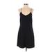 J.Crew Factory Store Casual Dress - A-Line: Black Solid Dresses - Women's Size 2