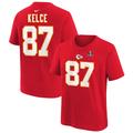 Toddler Nike Travis Kelce Red Kansas City Chiefs Super Bowl LVIII Name & Number T-Shirt