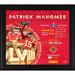 Patrick Mahomes Kansas City Chiefs Super Bowl LVIII MVP Framed 15" x 17" Collage with a Piece of Game-Used Football - Limited Edition 2024