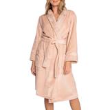 Luxe Plush Faux Fur Trim Robe