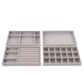 Nail Art Stand Earring Holder Multi Grid Jewelry Display Box Organizer Trays for Drawers Holders Earrings Storage Portable Desktop Miss 4 Pcs