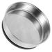 Seasoning Rotating Plate Makeup Container Stainless Steel Turntable Condiment Organizer Spice Rack Cosmetic Containers