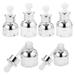 6 Pcs Small Sample Empty Bottle Essential Oil Container Perfume Glass up Travel