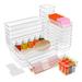 25PCS Clear Plastic Drawer Organizers Set iMounTEK 4-Size Versatile Bathroom and Vanity Drawer Organizer Trays Storage Bins for Makeup Bedroom Kitchen Gadgets Utensils and Office